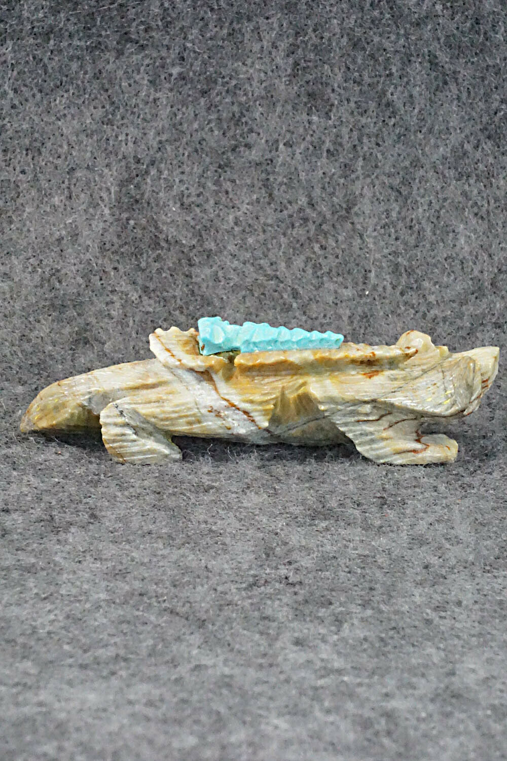 Wolf Zuni Fetish Carving - Alvin Haloo