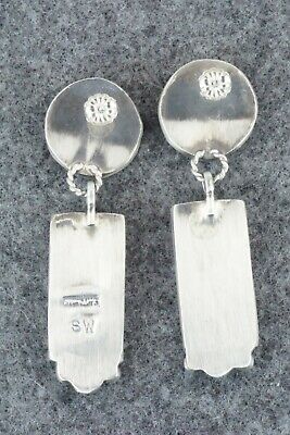 Spiny Oyster & Sterling Silver Earrings - Selina Warner