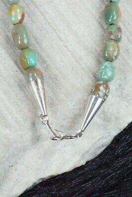 Turquoise & Sterling Silver Necklace - Navajo