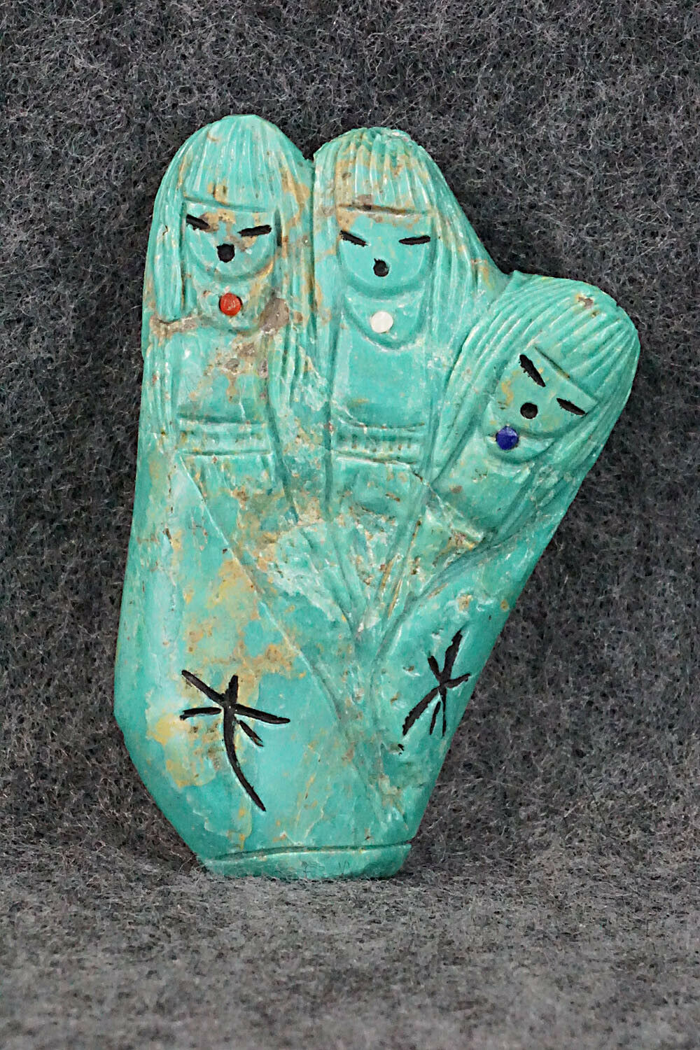 Corn Maiden Zuni Fetish Carving - Sandra Quandelacy