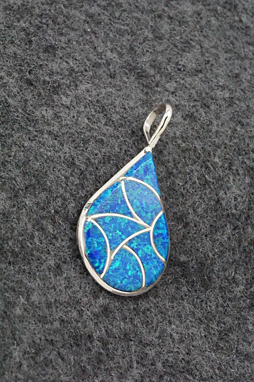 Opalite & Sterling Silver Pendant - Delorna Lahi
