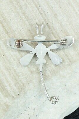 Multi Stone and Sterling Silver Pendant & Pin - Lyndon Ahiyite