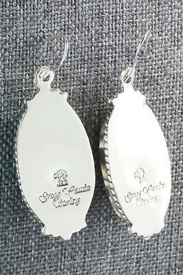 Turquoise & Sterling Silver Earrings - Greg Yazzie