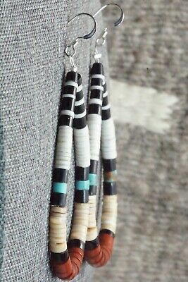 Multi Stone & Sterling Silver Earrings - Torevia Crespin