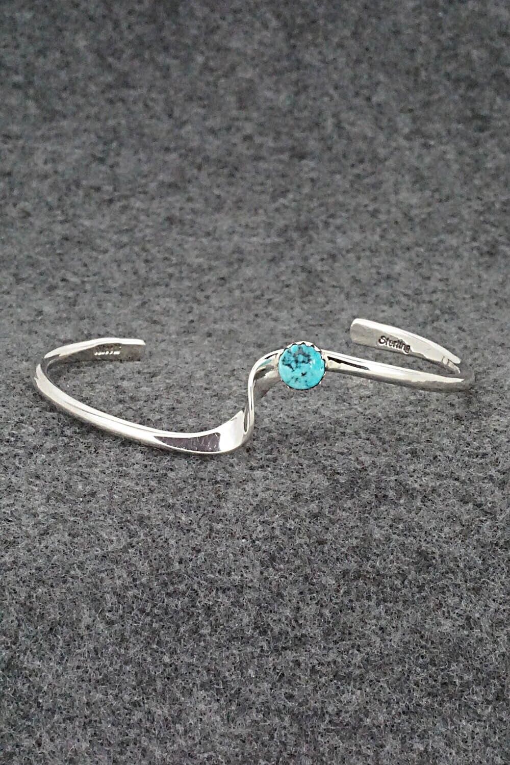 Turquoise & Sterling Silver Bracelet - Yolanda Skeets