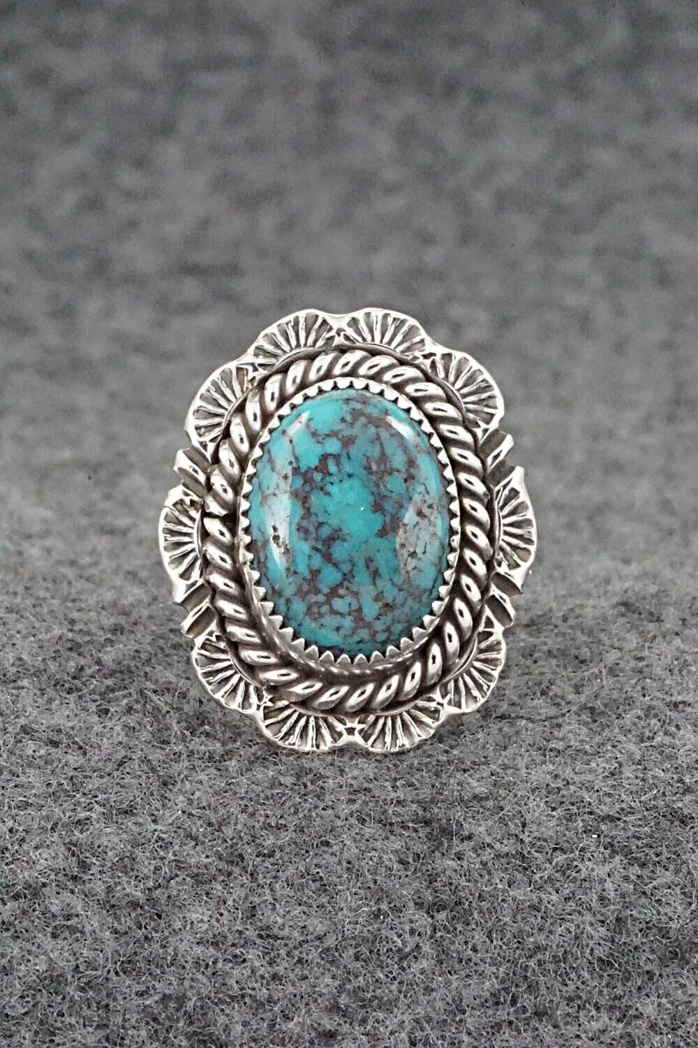 Turquoise & Sterling Silver Ring - Benjamin Martinez - Size 7