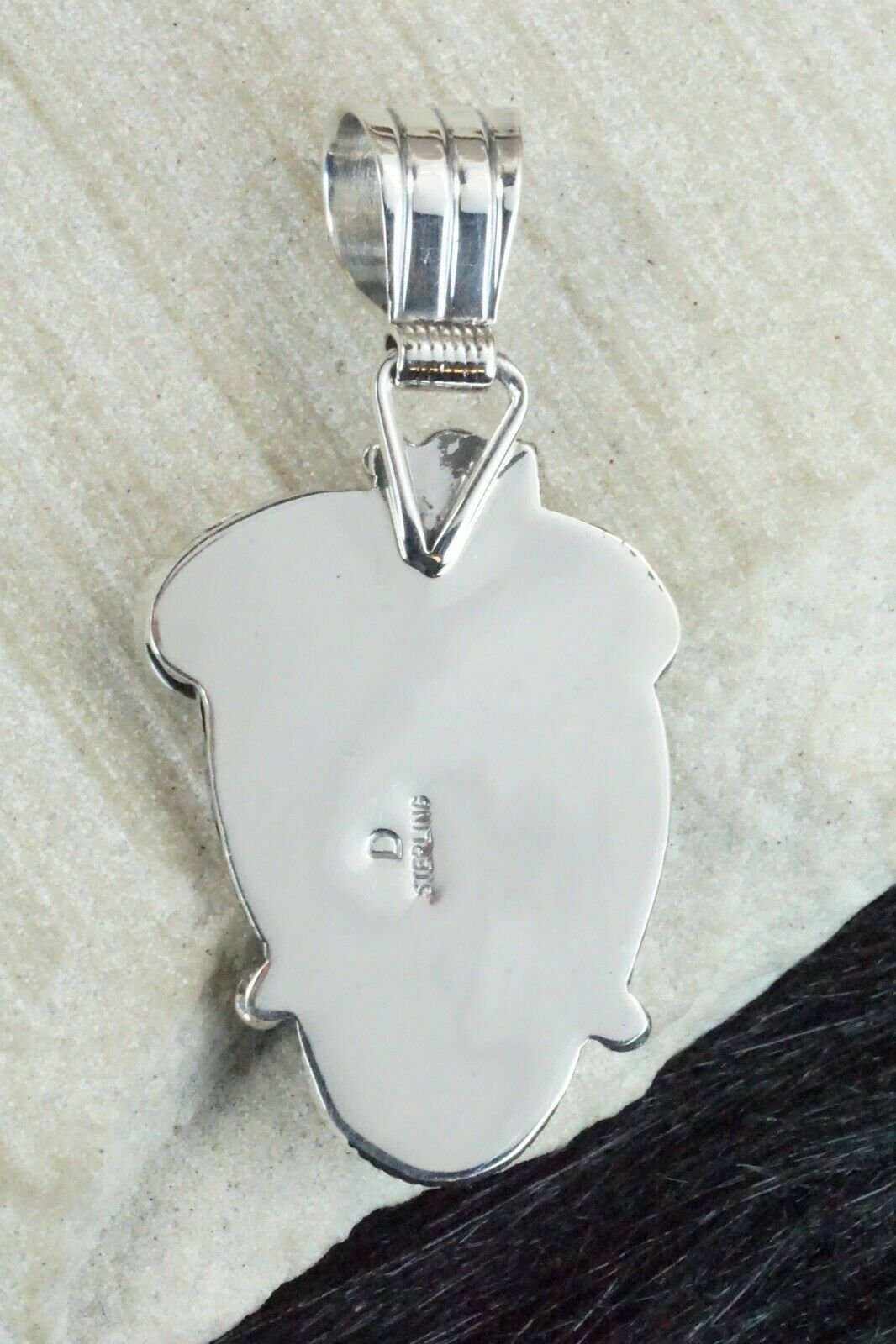 Turquoise & Sterling Silver Pendant - Davey Morgan