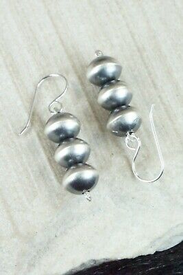 Sterling Silver Navajo Pearl Necklace & Earrings - Preston Haley