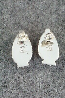 Turquoise & Sterling Silver Earrings - Louise Joe