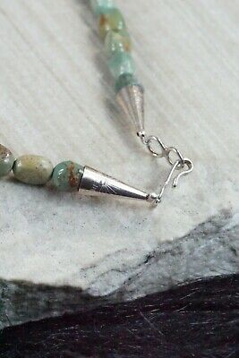 Turquoise & Sterling Silver Necklace - Navajo