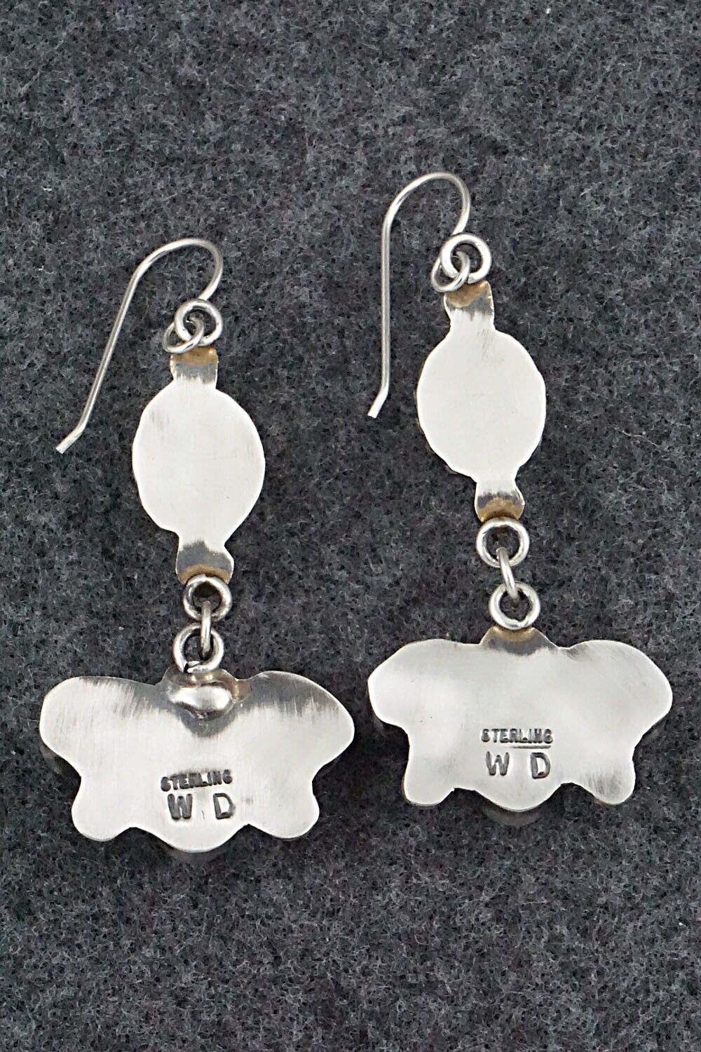 Turquoise & Sterling Silver Earrings - Wilson Dawes
