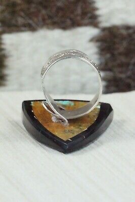 Multi Stone Inlay & Sterling Silver Ring - Chris Nieto