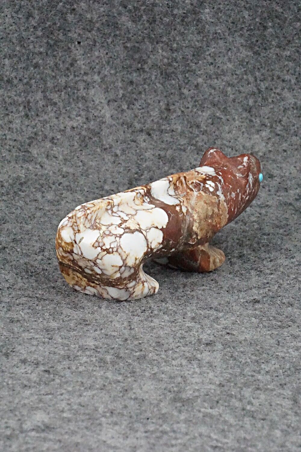 Mountain Lion Zuni Fetish Carving - Ronnie Lunasee