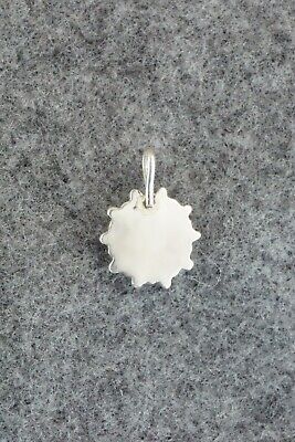 Coral & Sterling Silver Pendant - Maxine Soseeah