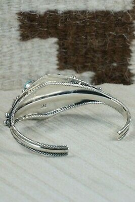 Navajo Turquoise and Sterling Silver Bracelet - Gregg Yazzie