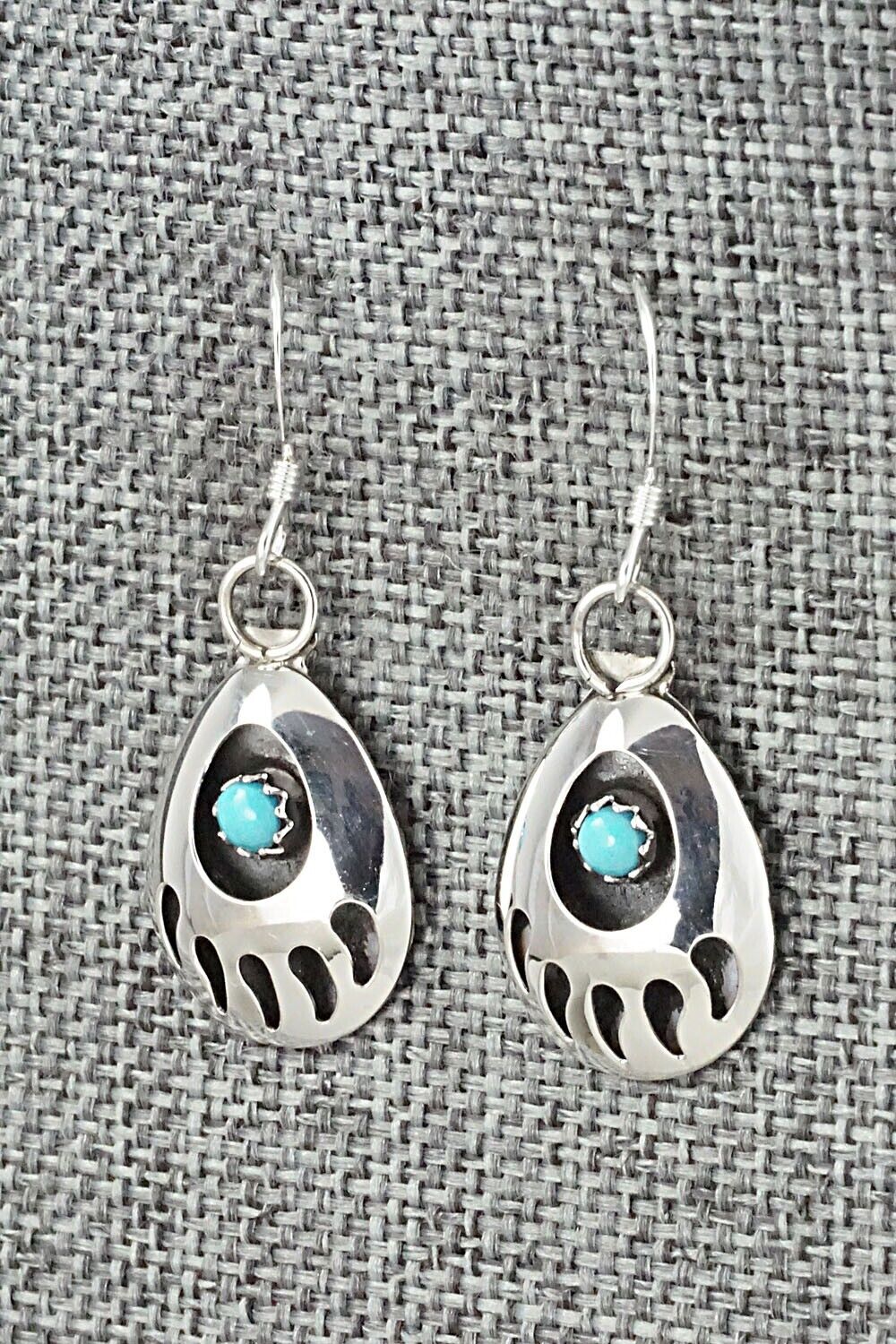 Turquoise & Sterling Silver Earrings - Leta Parker