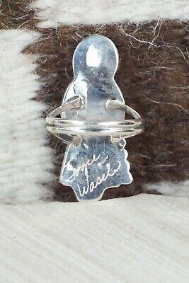 Corn Maiden & Sterling Silver Ring - Joyce Waseta - Size 9.5 - High Lonesome Trading