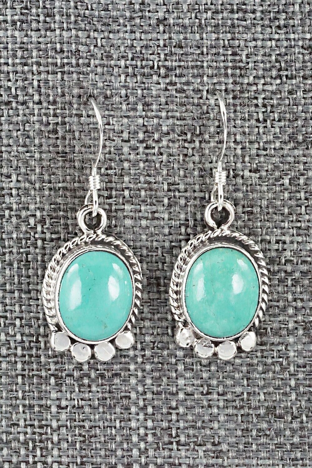 Turquoise and Sterling Silver Earrings - Sharon McCarthy