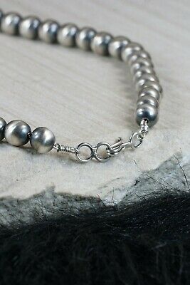 Navajo Sterling Silver Pearl Necklace - Jan Mariano
