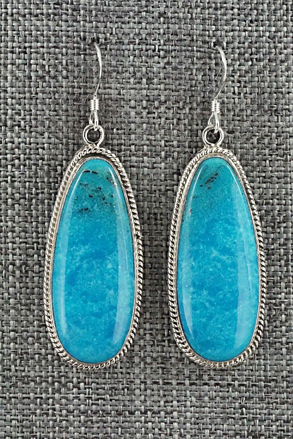 Turquoise and Sterling Silver Earrings - Sharon McCarthy