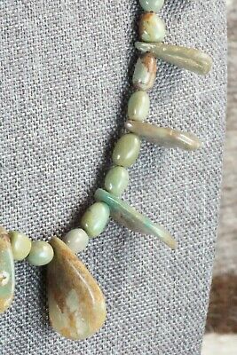 Turquoise & Sterling Silver Necklace - Navajo