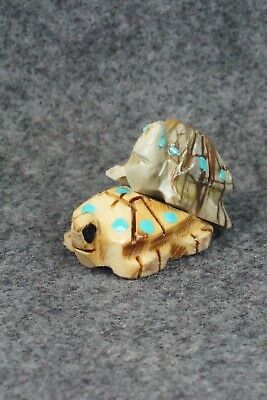 Turtle Zuni Fetish Carving - Carl Etsate