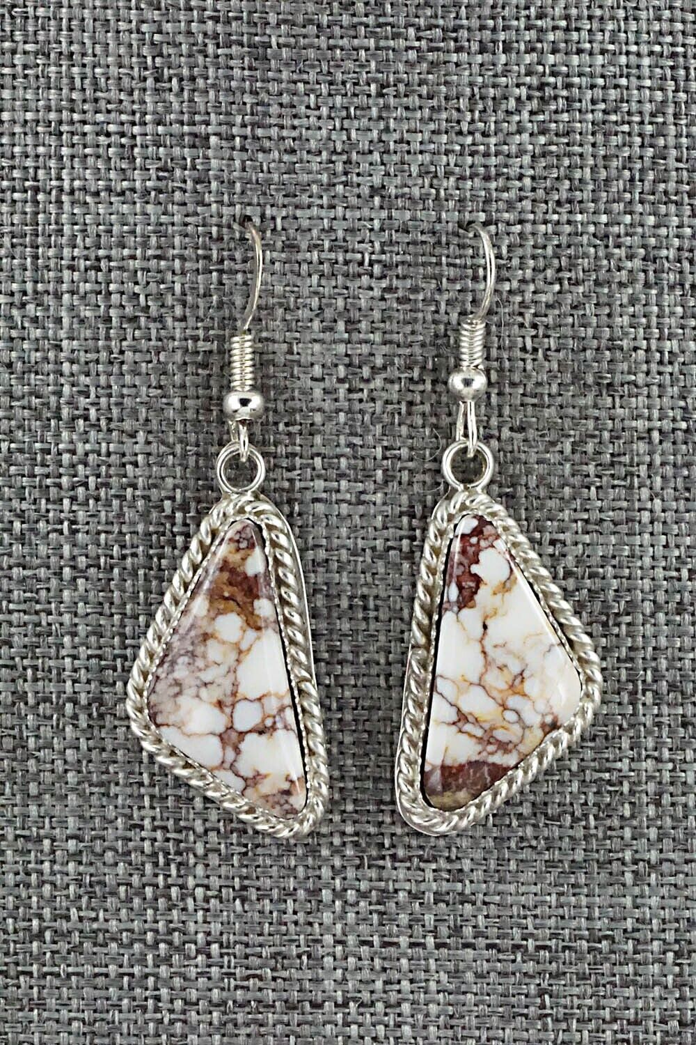 Wild Horse & Sterling Silver Earrings - Sheena Jack
