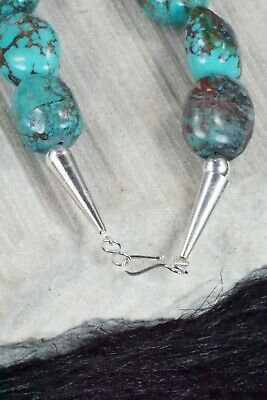 Turquoise & Sterling Silver Necklace - Navajo