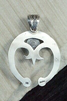 Turquoise & Sterling Silver Pendant - Kevin Billah