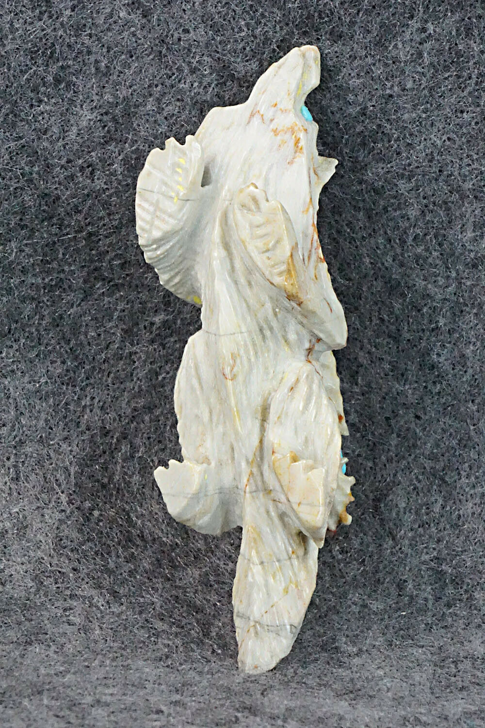 Wolf Zuni Fetish Carving - Alvin Haloo