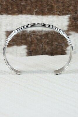 Navajo Sterling Silver Bracelet - Richard Singer - High Lonesome Trading