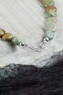 Turquoise, Coral & Sterling Silver Necklace - Navajo