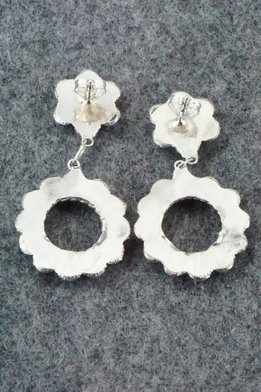 Turquoise & Sterling Silver Earrings - Waylon Johnson