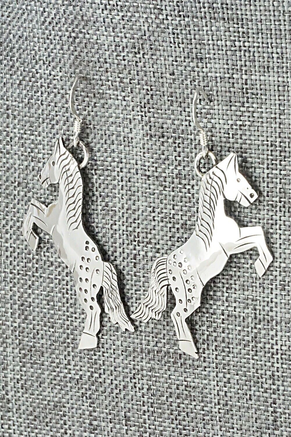 Sterling Silver Earrings - Louise Yazzie