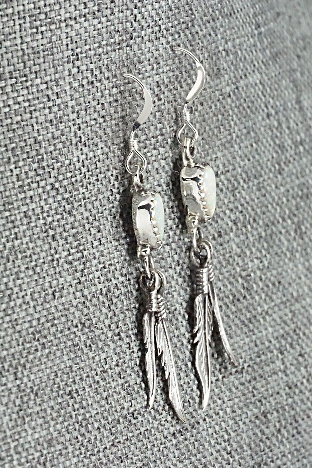 Opalite & Sterling Silver Earrings - Emery Spencer