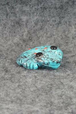 Frog Zuni Fetish Carving - Reynold Lunasee