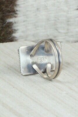 Spiny Oyster & Sterling Silver Ring - Selina Warner - Size 8