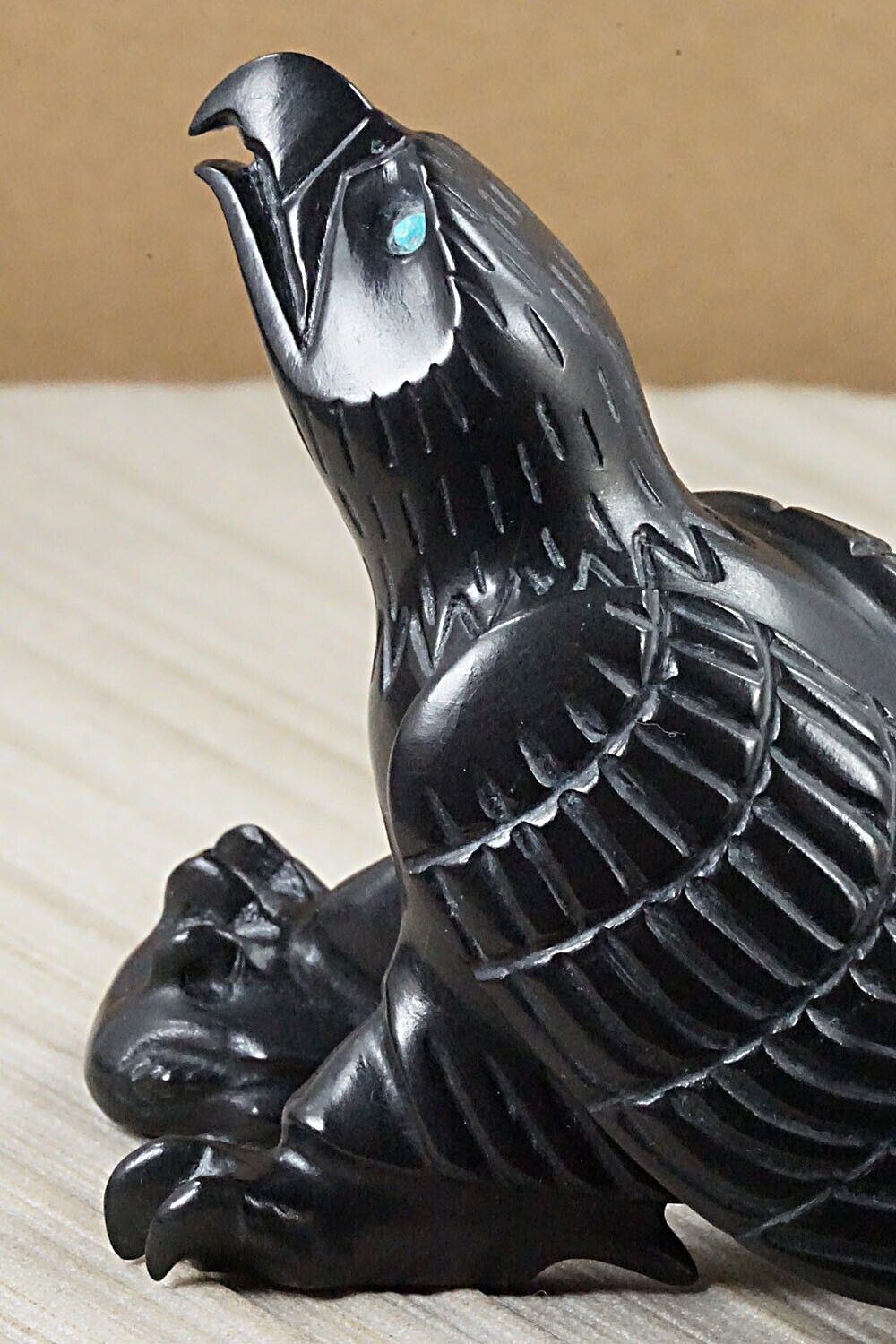 Eagle Zuni Fetish Carving - Albert Eustace