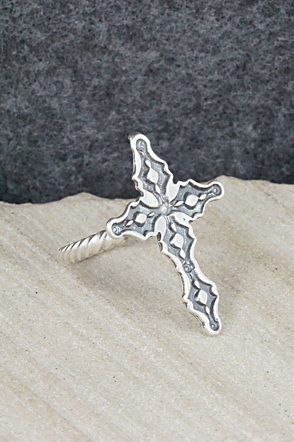 Sterling Silver Ring - David L. Lopez - Size 4.25