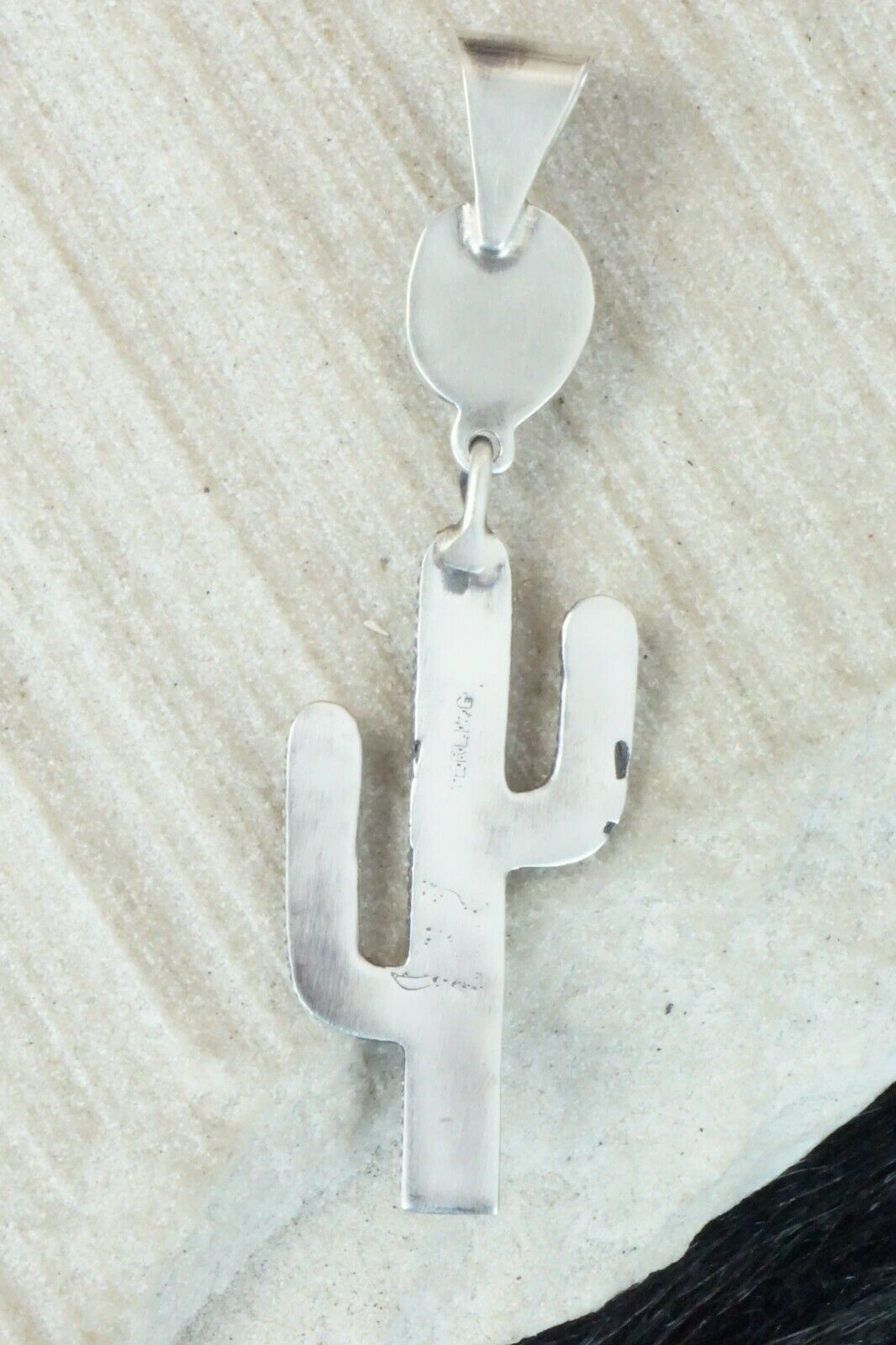 Turquoise and Sterling Silver Pendant - Annie Spencer