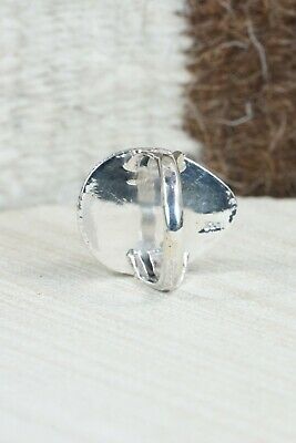 Navajo Turquoise and Sterling Silver Ring - Tom Dinetso - Size 7.25