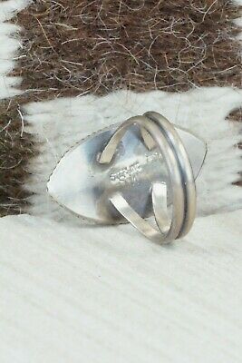 Turquoise and Sterling Silver Ring - Selina Warner - Size 7.75