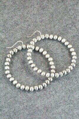 Sterling Silver Navajo Pearl Earrings - Jan Mariano