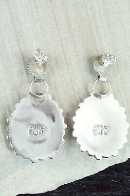 Turquoise & Sterling Silver Earrings - Eunise Wilson