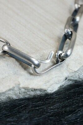 Navajo Sterling Silver Chain Necklace - Lawrence Yazzie
