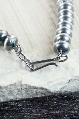 Sterling Silver Navajo Pearl Necklace - Preston Haley