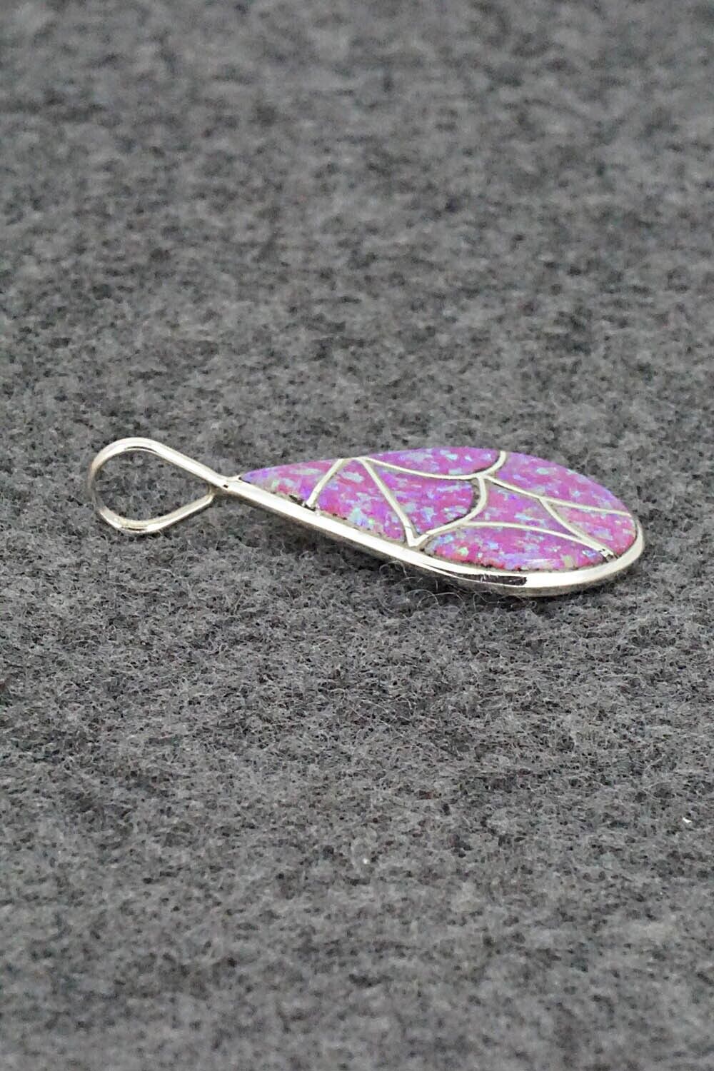 Opalite & Sterling Silver Pendant - Delorna Lahi