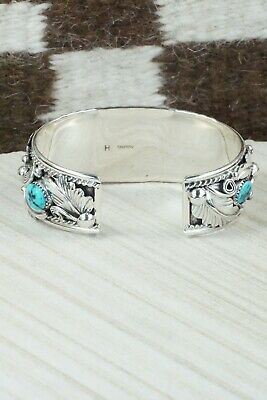 Turquoise & Sterling Silver Bracelet - Henry Attakai