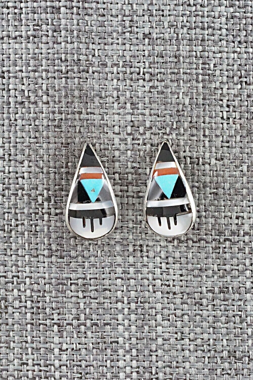 Multi Stone & Sterling Silver Earrings - Bernadette Boone