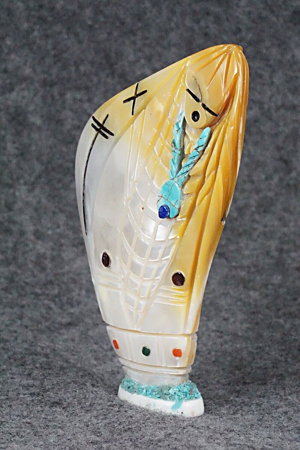 Corn Maiden Zuni Fetish Carving - Vickie Quandelacy